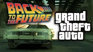 GTA 4: Back To The Future Mod! - (Funny Moments w/ Mods)