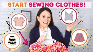 HOW TO Start Sewing your own clothes with these 7 easy garments!