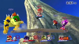Smash Mods for Wii U:  Mega Battle, Mario & Sonic vs Bowser & Eggman