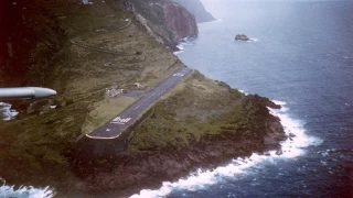 World’s MOST DANGEROUS AIRPORT!  (Juancho E. Yrausquin Airport, Saba Island.)