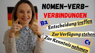 7 Nomen-Verb-Verbindungen, die du kennen solltest! Deutsch b2, c1