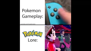 Pokemon Gameplay vs Lore #shorts