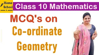 Mcq's on Co-ordinate Geometry Class 10 Mathematics