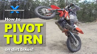 How to pivot turn on dirt bikes︱Cross Training Enduro