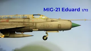 Eduard MIG 21 MFN CZECH 1/72 Build 에듀어드 미그21 전투기 프라모델 조립 제작