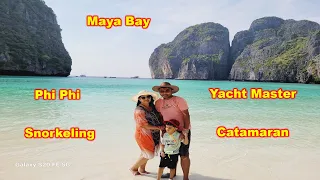 Wonderful tour with Catamaran | Phi Phi Island Day Tour | Maya Bay | Snorkeling  | Thailand