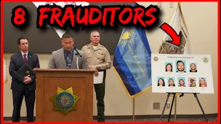 8 FRAUDITORS ARRESTED! 8-15 YEARS IN PRISON!