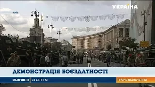 Президент Петро Порошенко відкрив виставку військової техніки