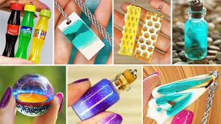 TOP 20 DIY JEWELRY IDEAS FOR TEENAGERS |  FAIRY PENDANTS MADE OUT OF AN EPOXY RESIN