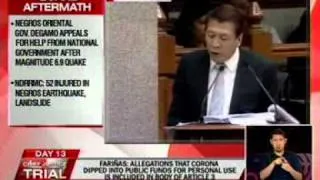 Enrile, Fariñas debate on article 3 #CJonTrial