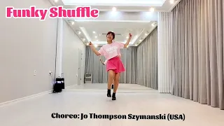 Funky Shuffle (펑키셔플) Beginner Line Dance / Choreo: Jo Thompson Szymanski (USA) #신나는초급라인댄스 #거울모드 라인댄스