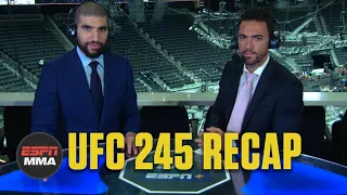 Kamaru Usman beats Colby Covington, Alexander Volkanovski wins gold | UFC 245 Recap | ESPN MMA