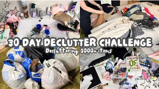 30 DAY DECLUTTER CHALLENGE 2023 ✨ DECLUTTERING 1000+ ITEMS! KONMARI DECLUTTER | MINIMALISM CHALLENGE