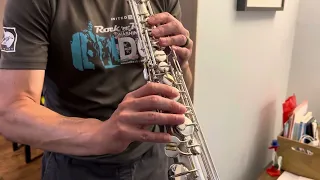 1924 Conn New Wonder Soprano Saxophone Demo