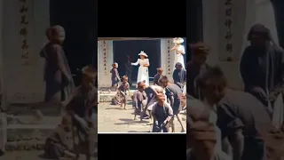 French Women (mother/daughter) throw coin at Children - Indochina (Vietnam). #shorts