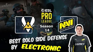 Лучшая соло оборона сайда от Electronic, Vitality vs NAVI, ESL Pro League Season 14