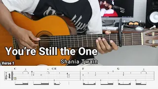 You’re Still the One – Shania Twain - Fingerstyle Guitar Tutorial + TAB & Lyrics