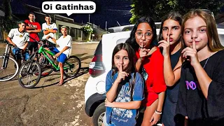 AS MENINAS SAÍRAM ESCONDIDA DE MADRUGADA PARA VER OS MLK DA BIKE!