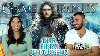 Our FINAL Thoughts on Game of Thrones + Q&A | Review & Discussion