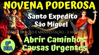 Novena dos Milagres: Invocando São Miguel e Santo Expedito para Causas Urgentes e Impossíveis #8dia