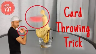 How to throw playing cards like a pro