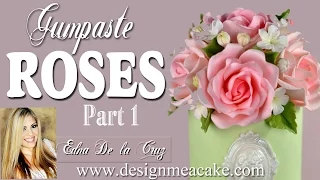 Gumpaste Rose Part 1