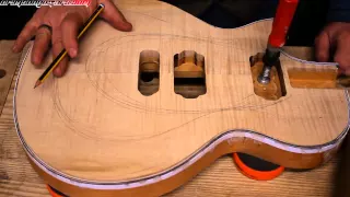 Tutorials - Ep 1 - How to Carve a Les Paul Style Guitar Top - tools & rough carving