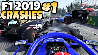 F1 2019 CRASHES #1