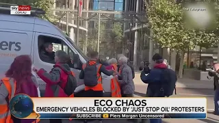 'We will continue': Emergency vehicles caught up in Just Stop Oil blockade