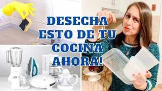 21 COSAS QUE DEBERIAS DESECHAR DE TU COCINA EN 2021! Tips de Experta en Limpieza y Organización