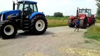 New Holland T8030 Vs. K701