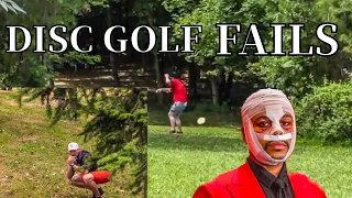 DISC GOLF FAILS - SPECTATORS AND VEHICLES GETTING HIT WITH DISCS COMPILATION