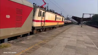 DANGEROUS 130 Kmph || Jaipur - Yesvantpur Suvidha Express at keleve Road || Indian Railways