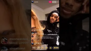 Toosii2x and Samaria arguing on IG live | part 2 😩🤦🏽‍♂️🤣 (All over one bowl of noodles)