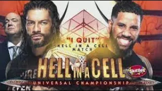 Roman Reigns Vs Jey Uso For The Universal Championship in Hell In A Cell