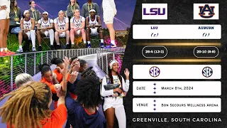 (2) LSU vs (7) Auburn | 2024 SEC Tournament: Quarterfinals | 3.8.24