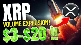 Ripple XRP News - XRP VOLUME EXPLOSION AS PRICE GETS READY FOR TAKEOFF! XRP TARGETS $3 - $20