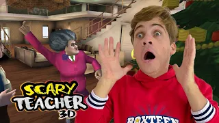 EXPLODIMOS A ÁRVORE DE NATAL DA SCARY TEACHER!!