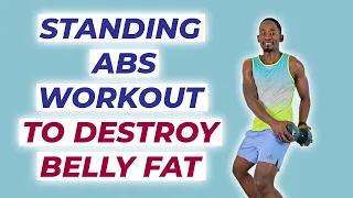 30-Minute Standing Abs Workout to Destroy Belly Fat with One Dumbbell