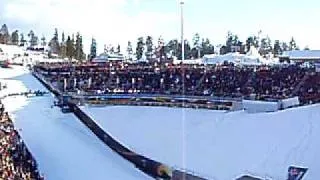 Nordische Ski Wm Oslo 2011 am Holmenkollen -Skispringen Großschanze Team Stimmung