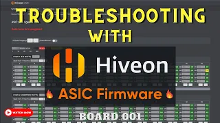S17+  board 001  -  diagnosed the problem with Hiveon ASIC firmware