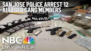 San Jose police arrest several alleged gang members