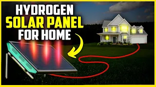 NEW Solar Panel Produces Cheap Green Hydrogen at Home | BREAKTHROUGH!