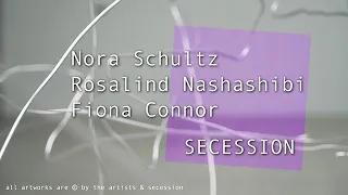 theartVIEw – Nora Schultz, Rosalind Nashashibi, Fiona Connor at SECESSION