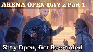 Stay Open, Get Rewarded | Arena Open Day 2 Part 1 | Lord of the Rings Draft | MTG Arena