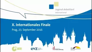 X. Internationales Finale 2016 in Prag