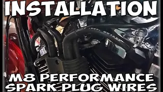 How-To Install: Performance M8 Harley Spark Plug Wires #harleydavidson #installation