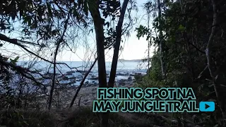 Fishing spot na may jungle trail | shorecasting