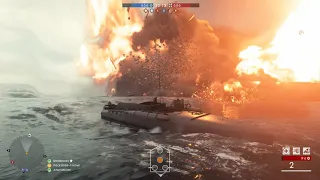 Battlefield 1 Dreadnought Explosion close up