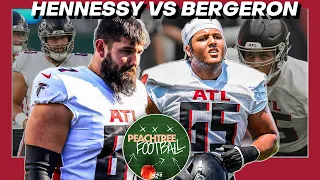 Bergeron vs Hennessey: Who Wins Falcons Starting Guard Spot | Peachtree Football